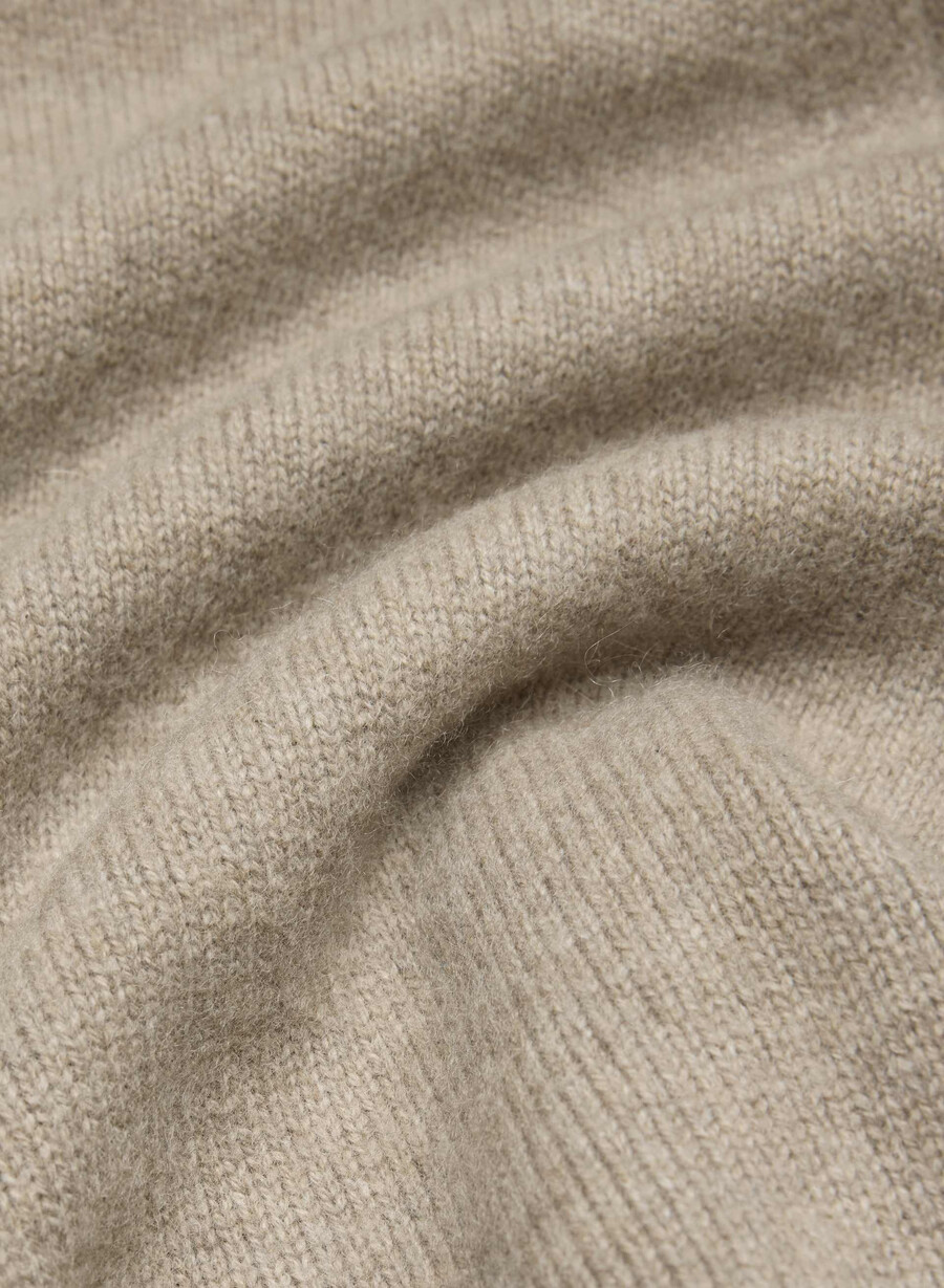 haywood woll-kaschmir-pullover heather nomad taupe