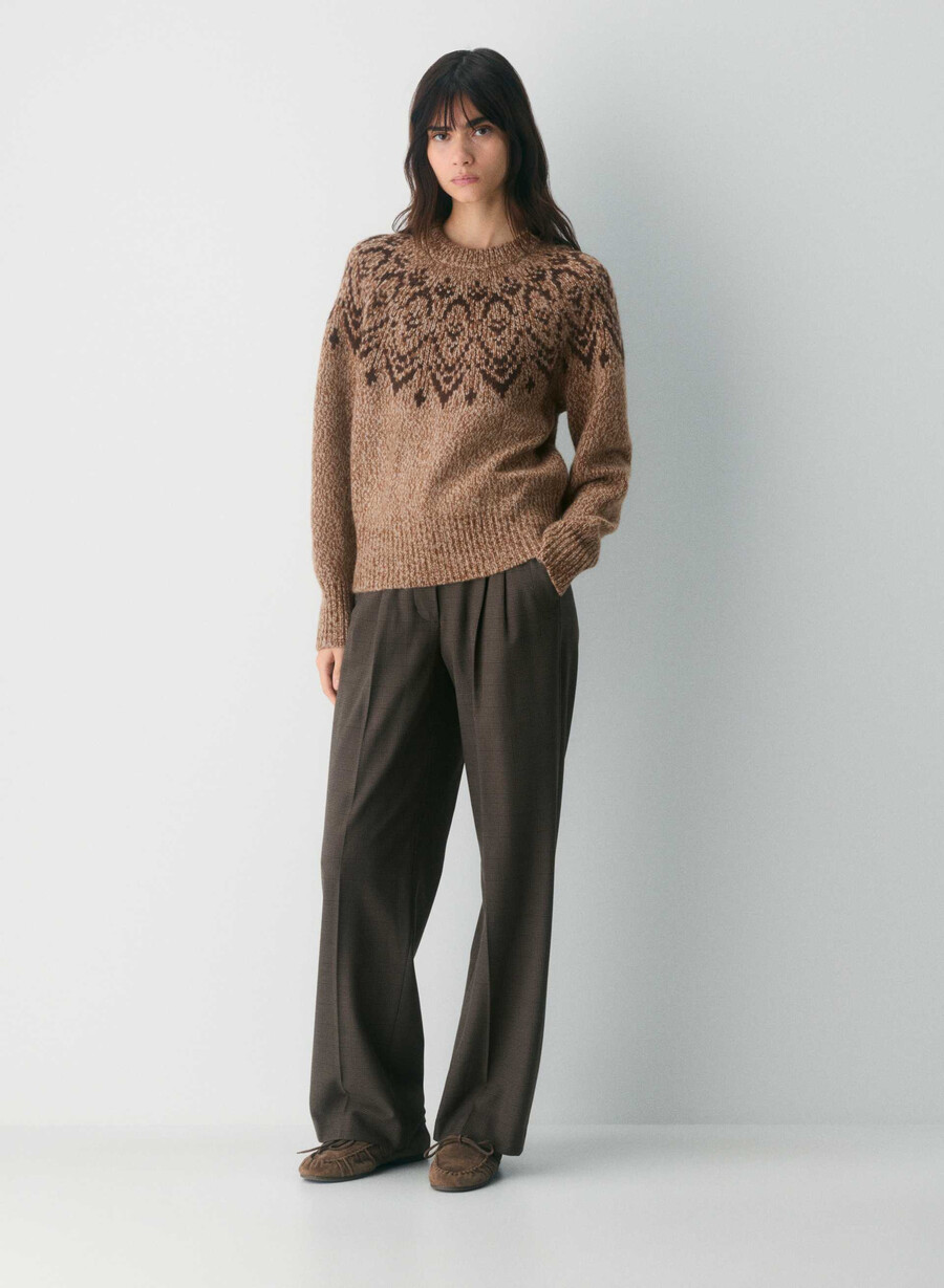 cosmic wool kaschmirpullover hthr nm tp schwarz