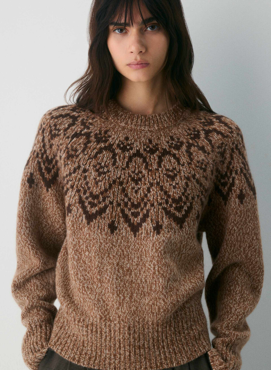 cosmic wool kaschmirpullover hthr nm tp schwarz