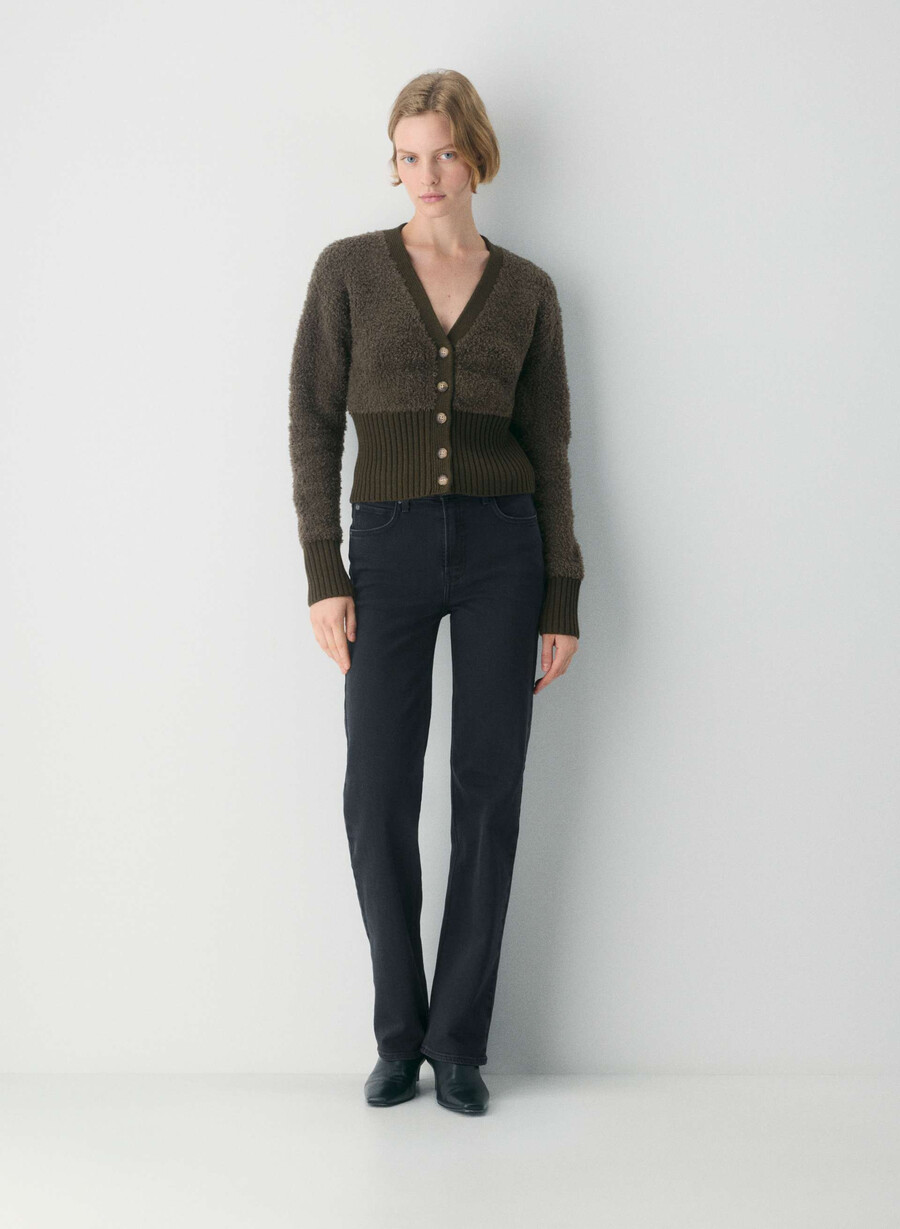 duchess cardigan dunkeloliv