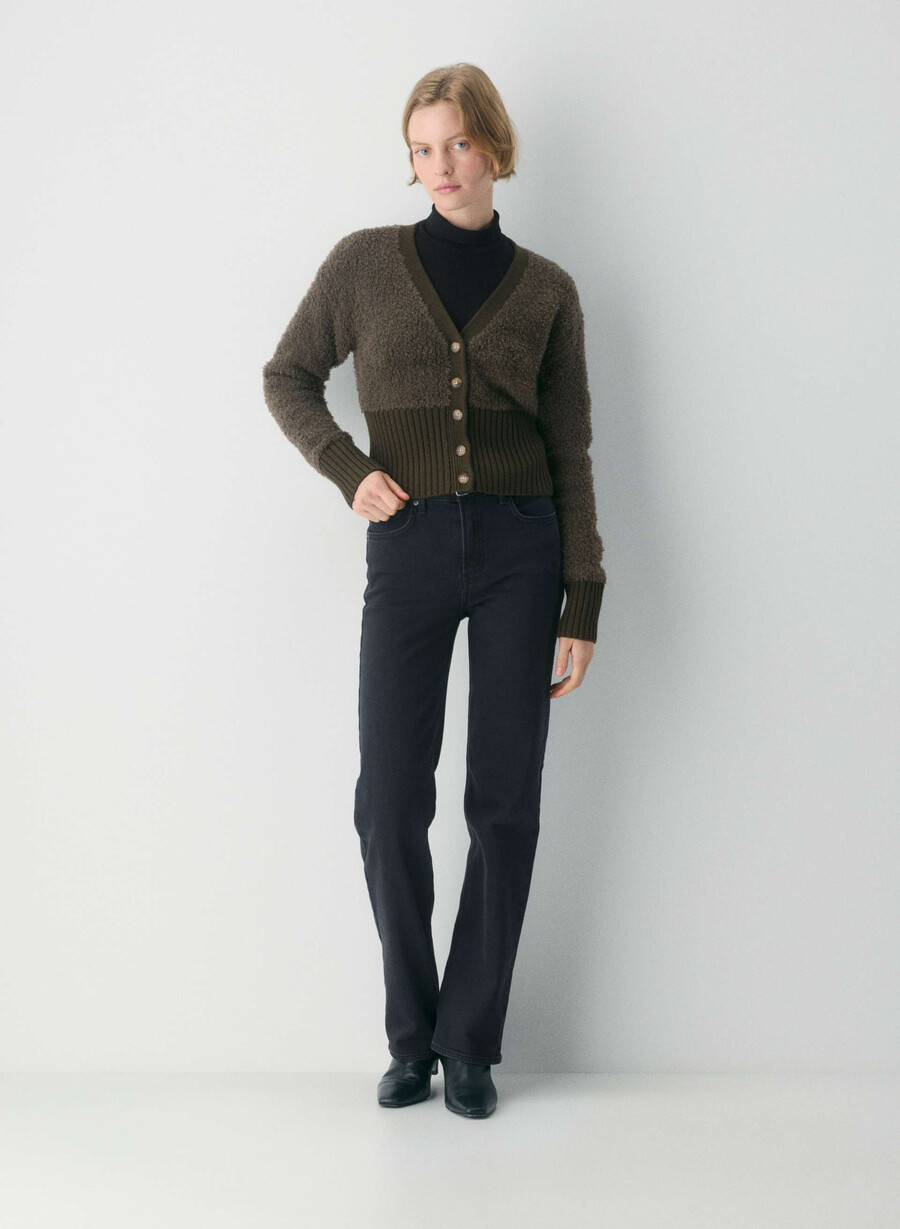 duchess cardigan dunkeloliv