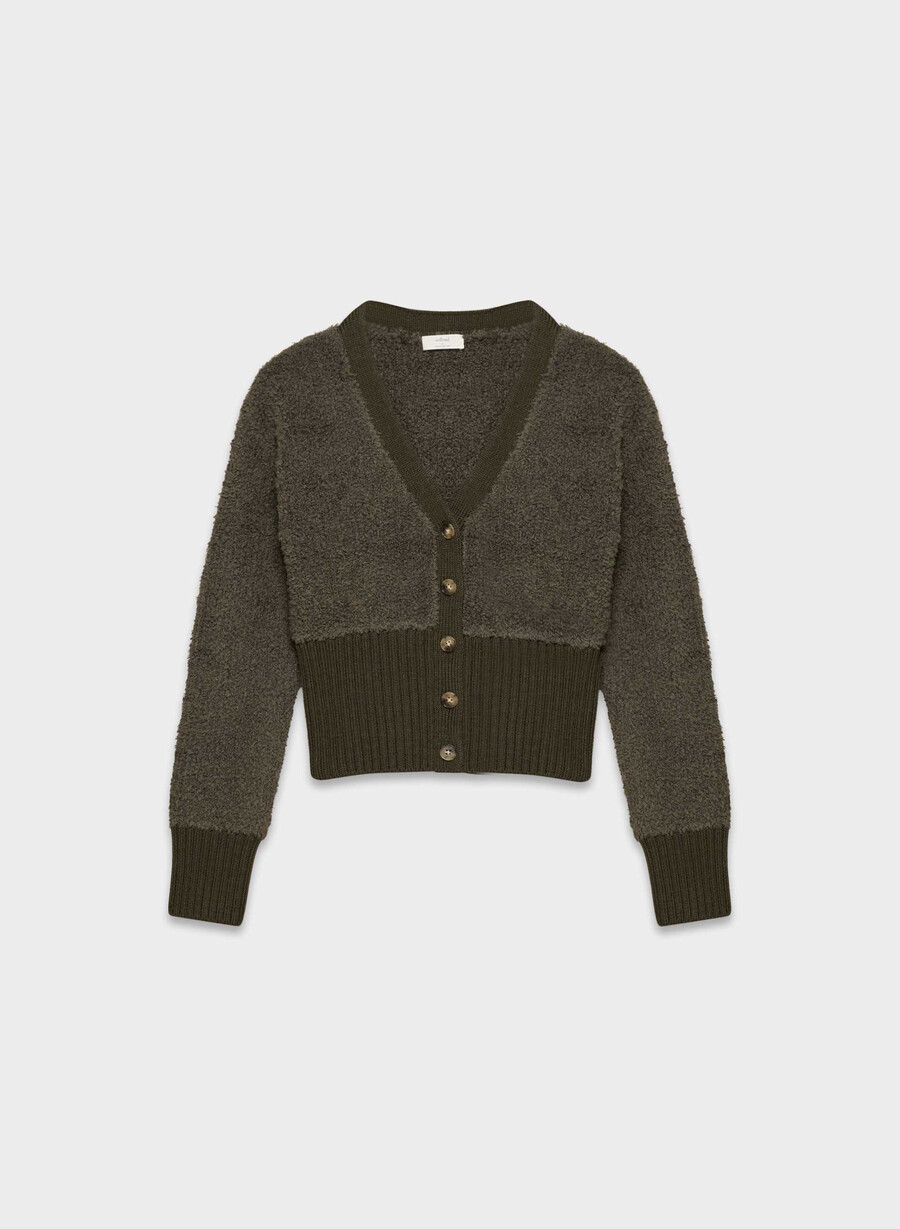 duchess cardigan dunkeloliv