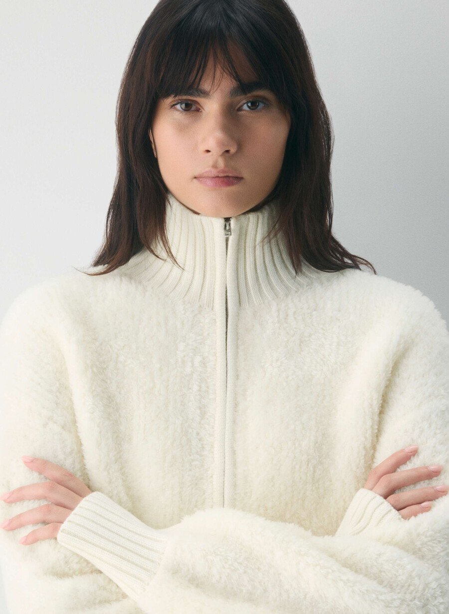 astro zip-up light birch