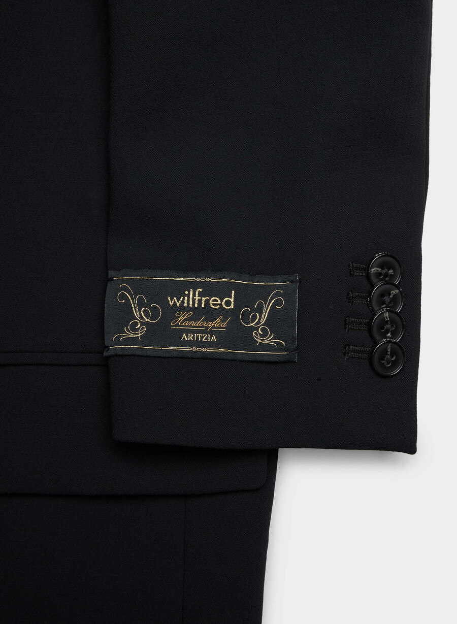 vermeer blazer – crepette schwarz