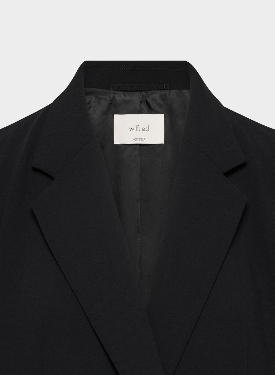 vermeer blazer – crepette schwarz