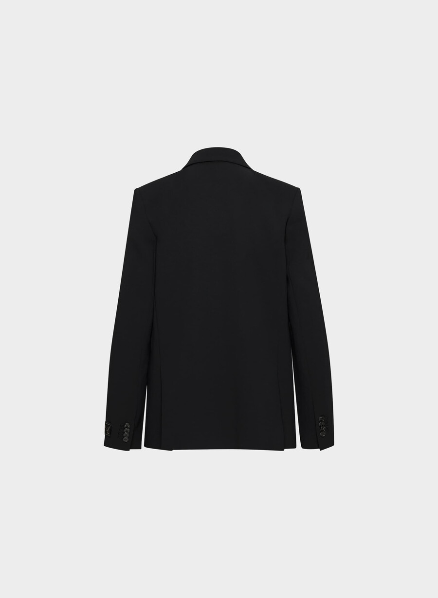 vermeer blazer – crepette schwarz