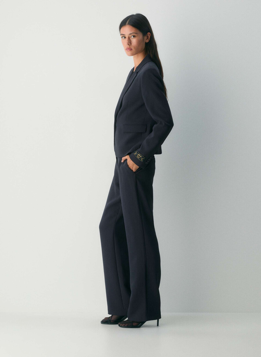 strata hose – crepette dark night navy