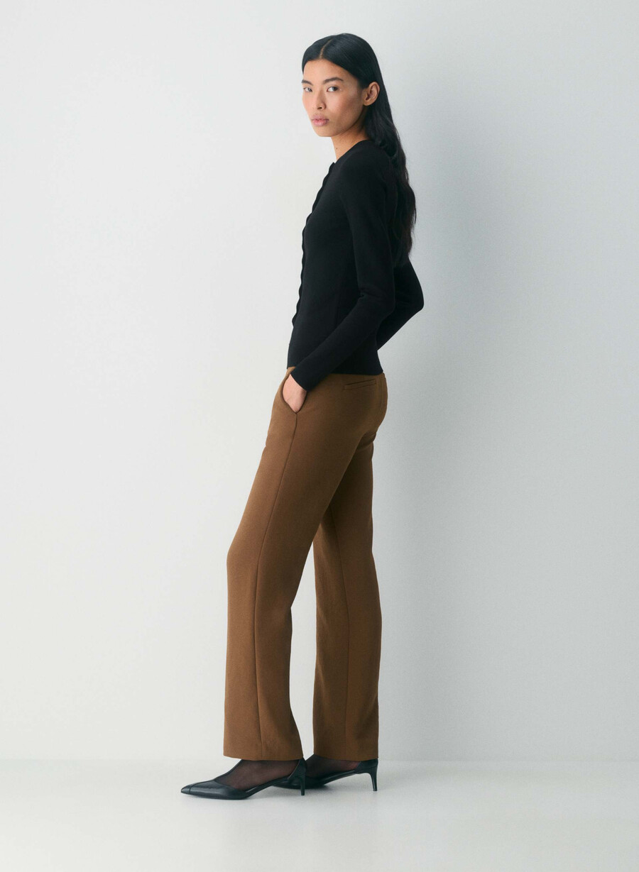 strata hose – crepette schokoladenbraun