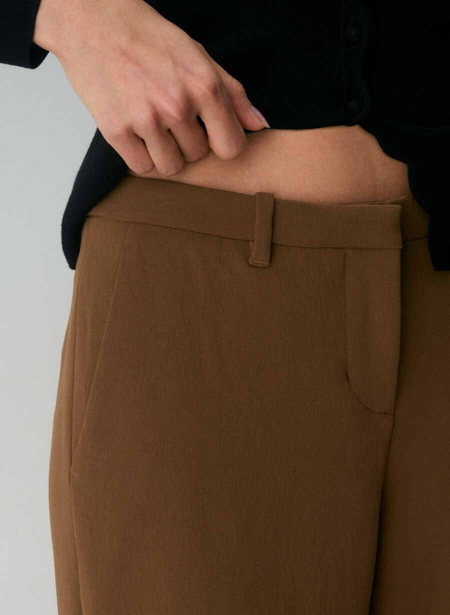 strata hose – crepette schokoladenbraun