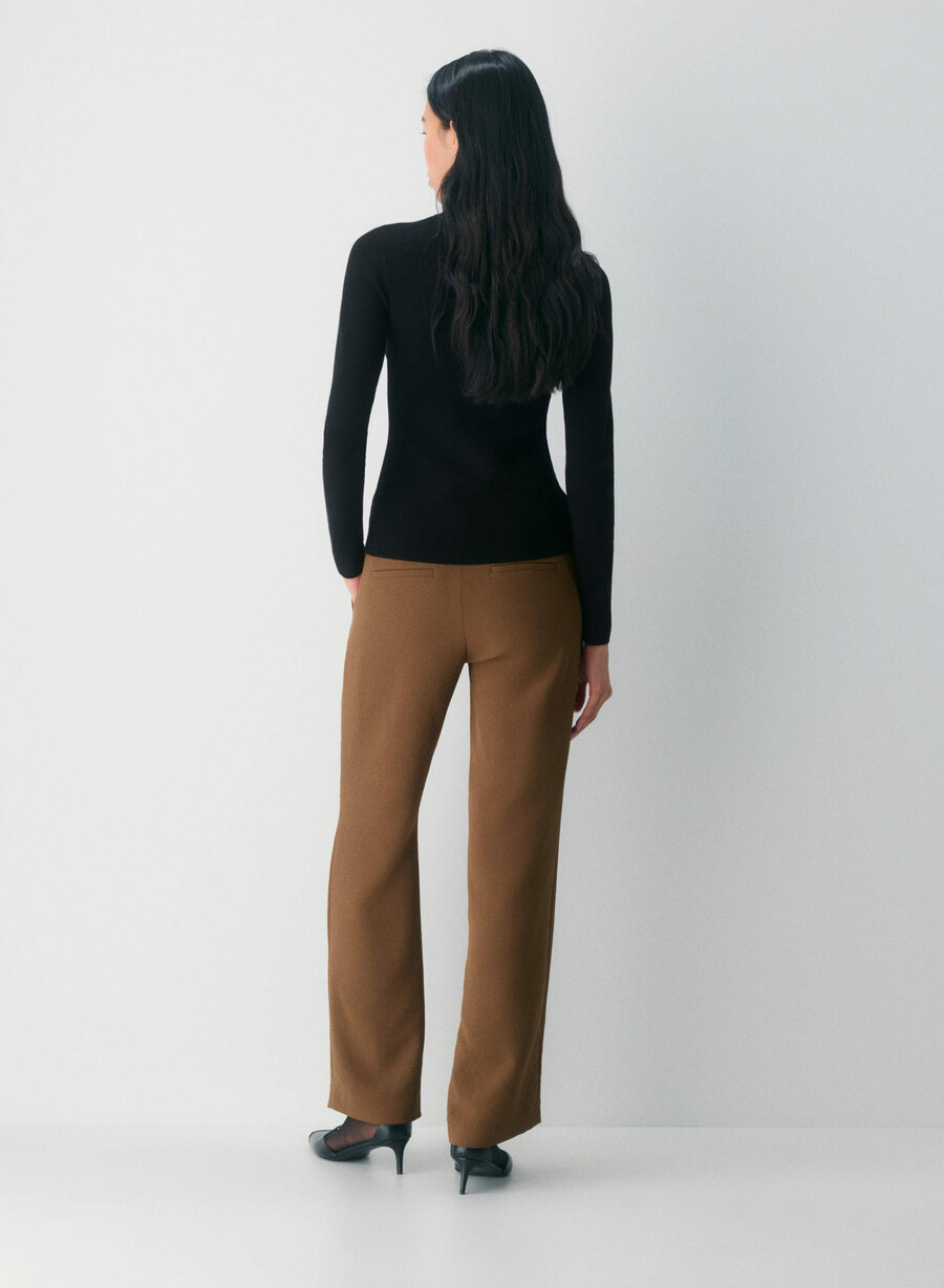 strata hose – crepette schokoladenbraun