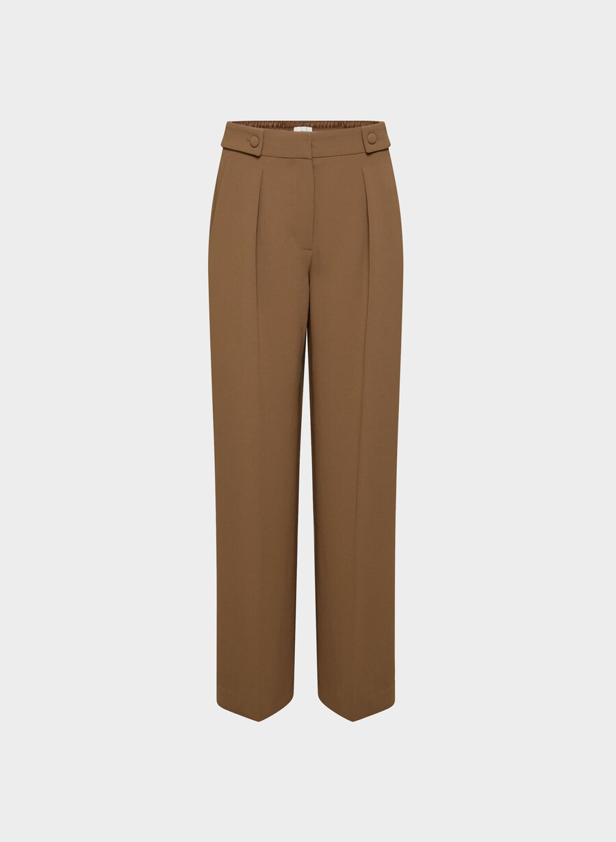 portico hose – crepette schokoladenbraun