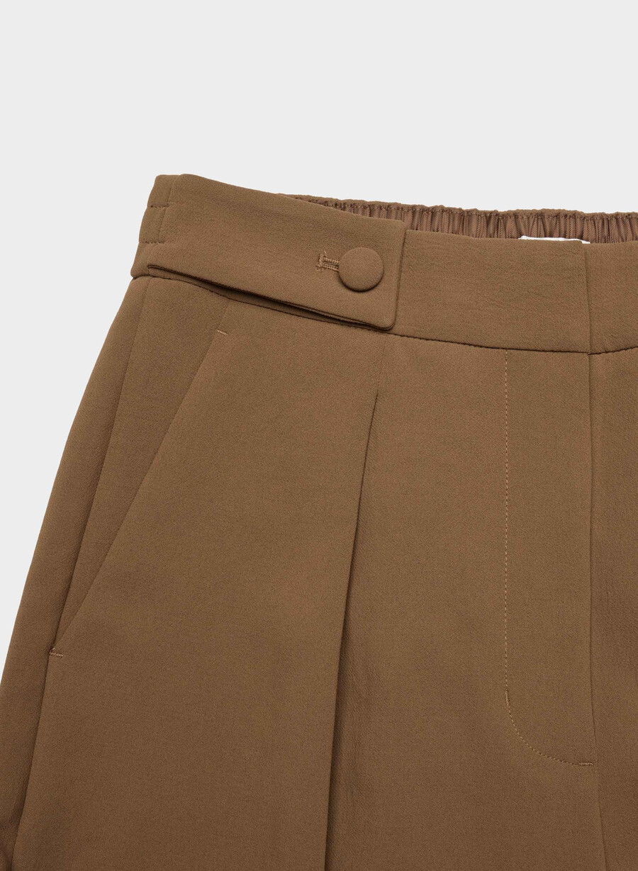 portico hose – crepette schokoladenbraun