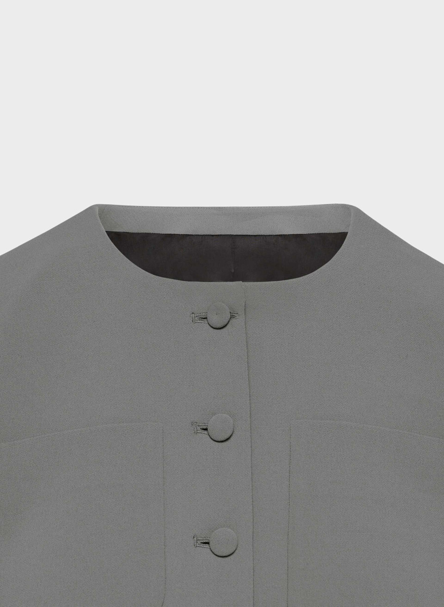 paradox jacke - crepette dunkelgrau