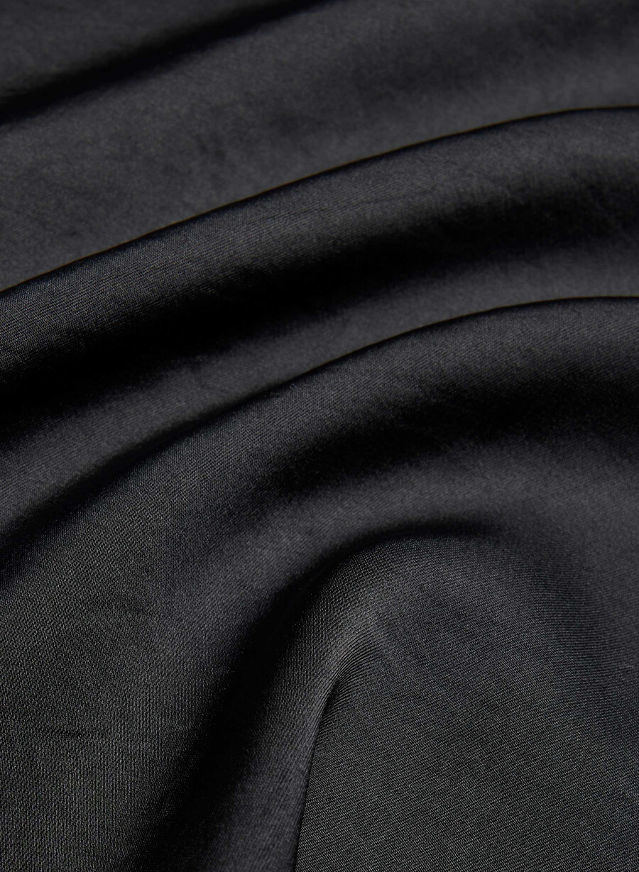 baker satinhemd schwarz