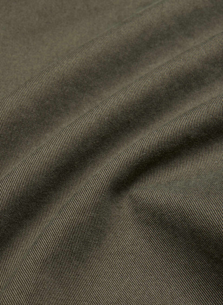 chino relaxed hi-rise wide pant washed dark olive