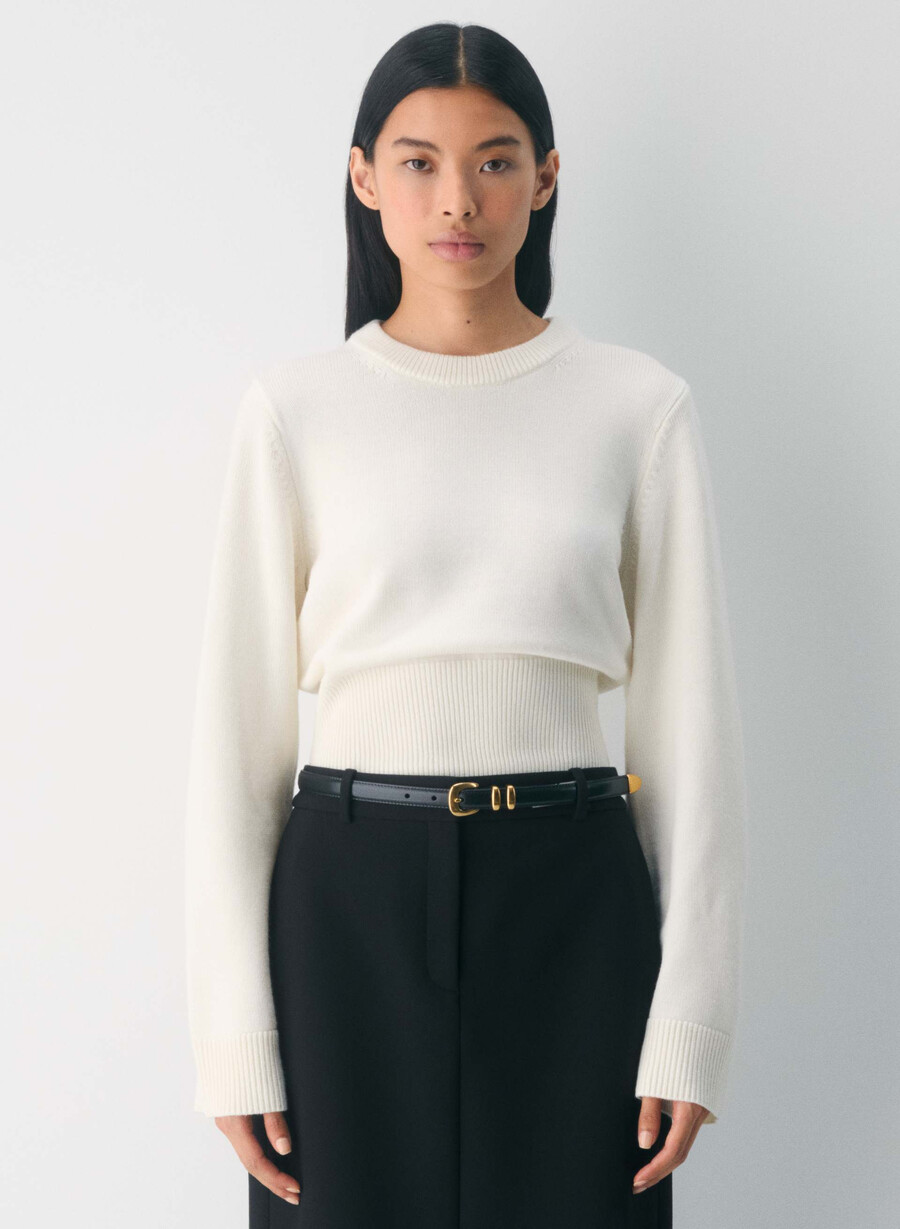 byline merinowollpullover hellbirkenfarben