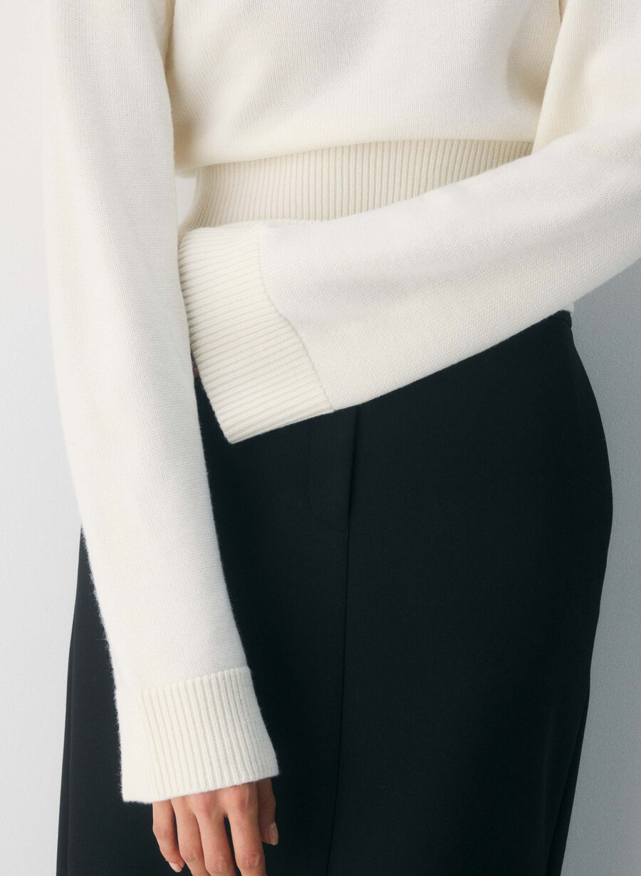 byline merinowollpullover hellbirkenfarben