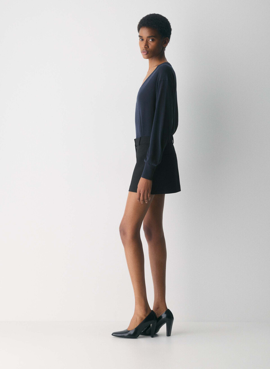 chisel micro skort - reessential black