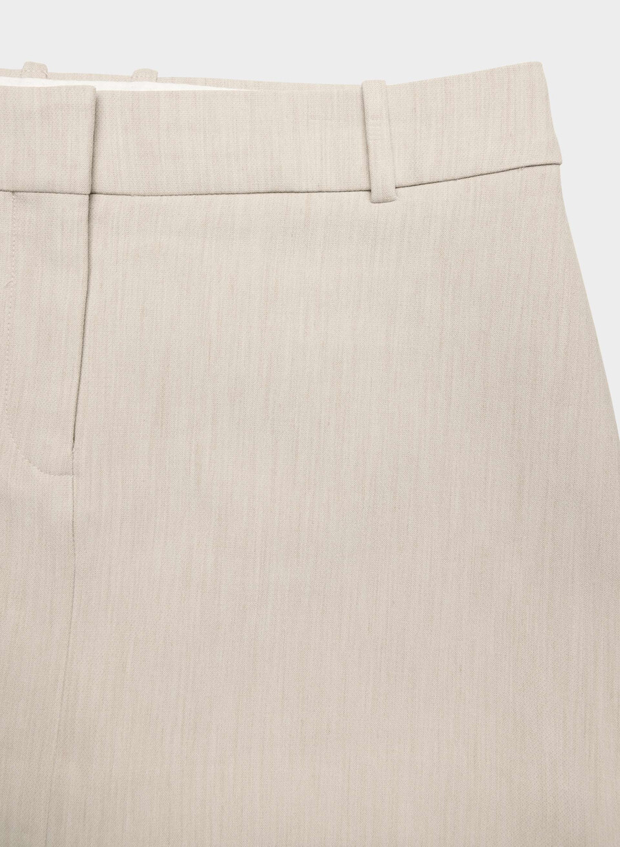chisel micro skort - reessential heather matte pearl