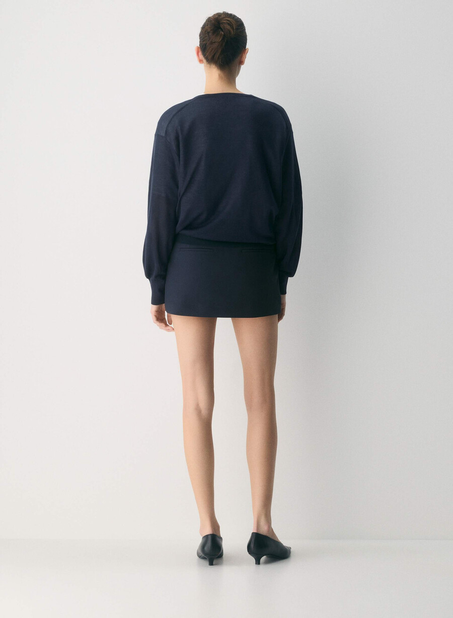 chisel micro skort - reessential dunkelblau