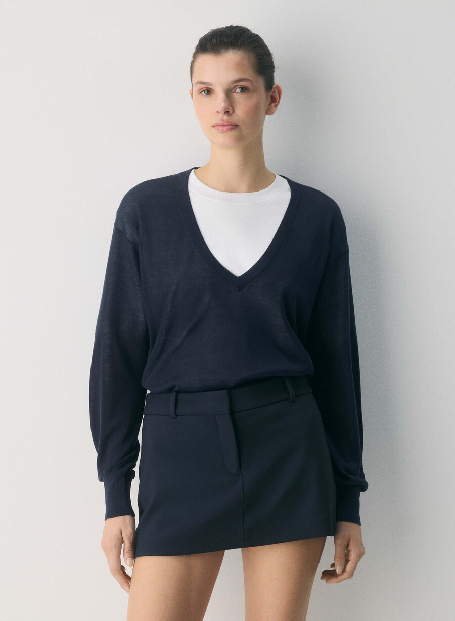chisel micro skort - reessential dunkelblau