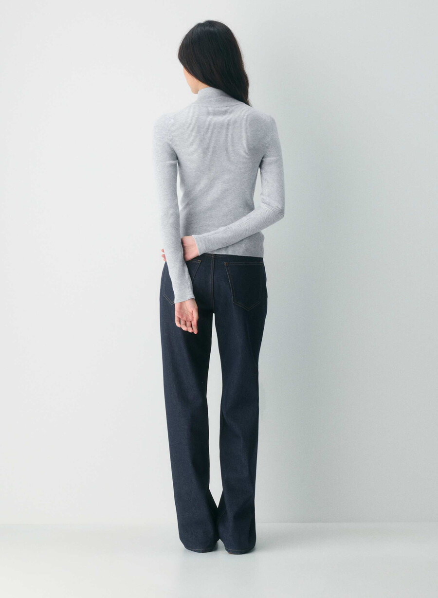 stereo zip-up h.light cool grey