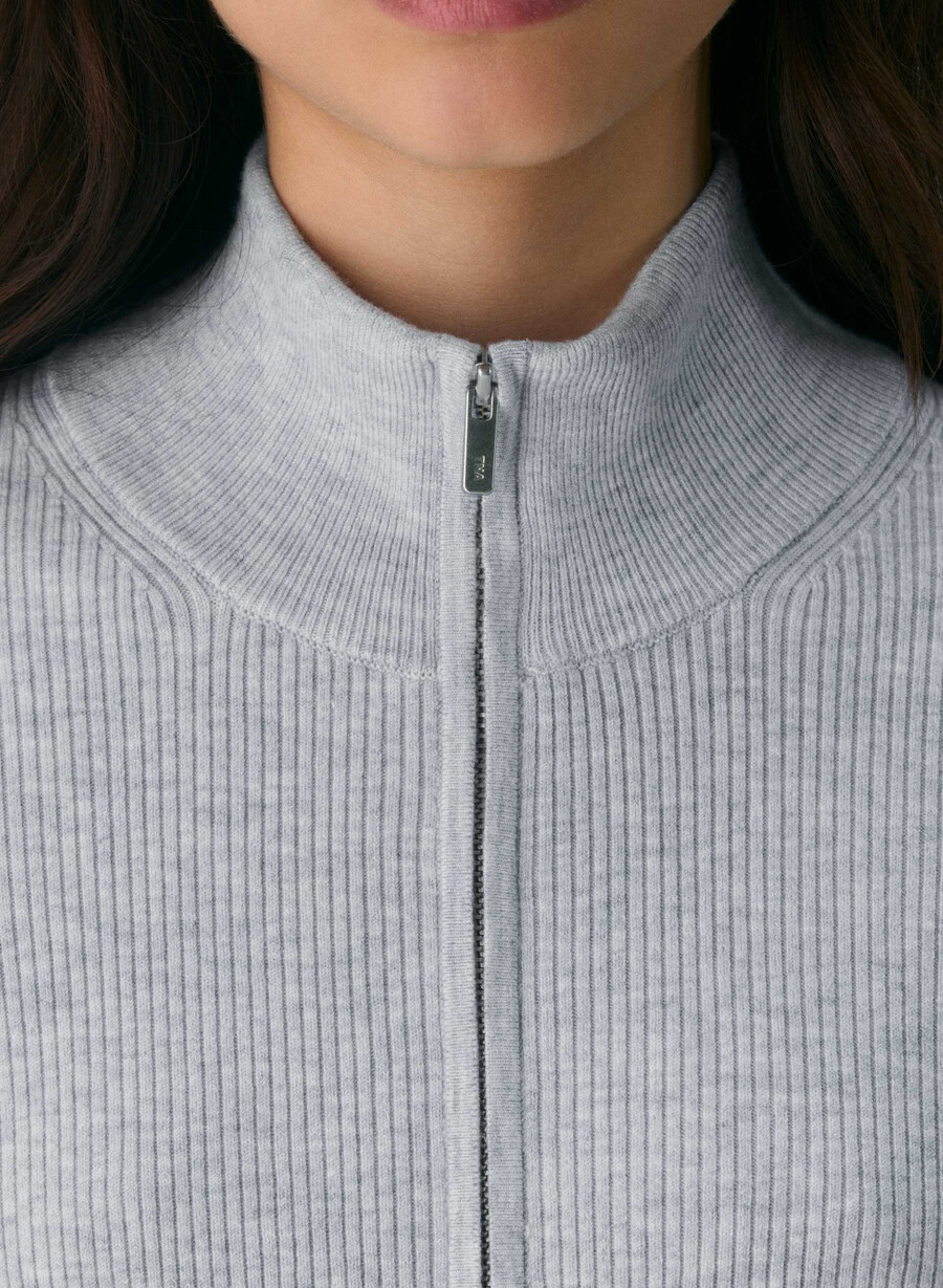 stereo zip-up h.light cool grey