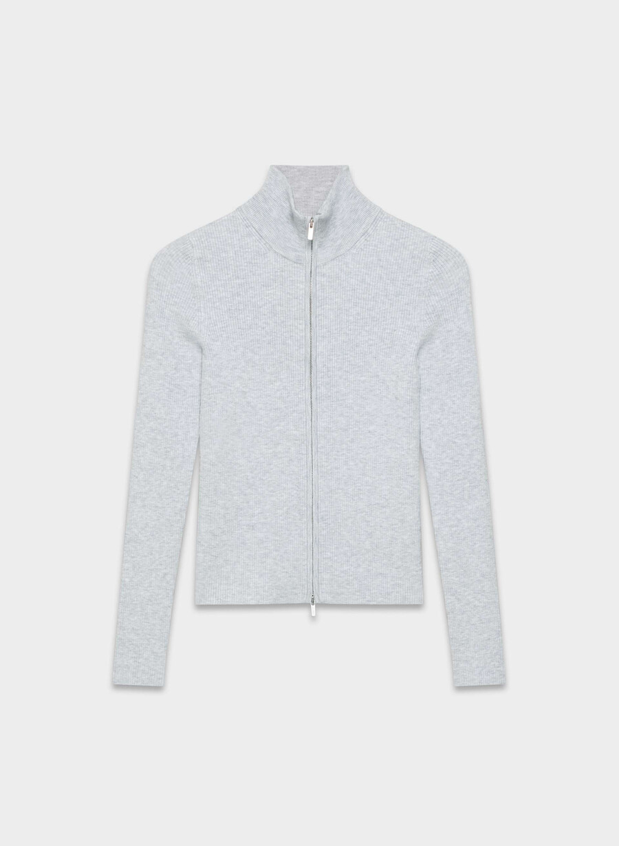 stereo zip-up h.light cool grey