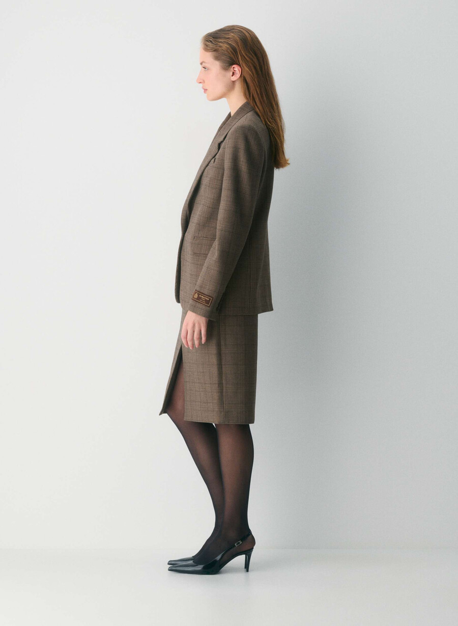 carly skirt tyson chk browntaup