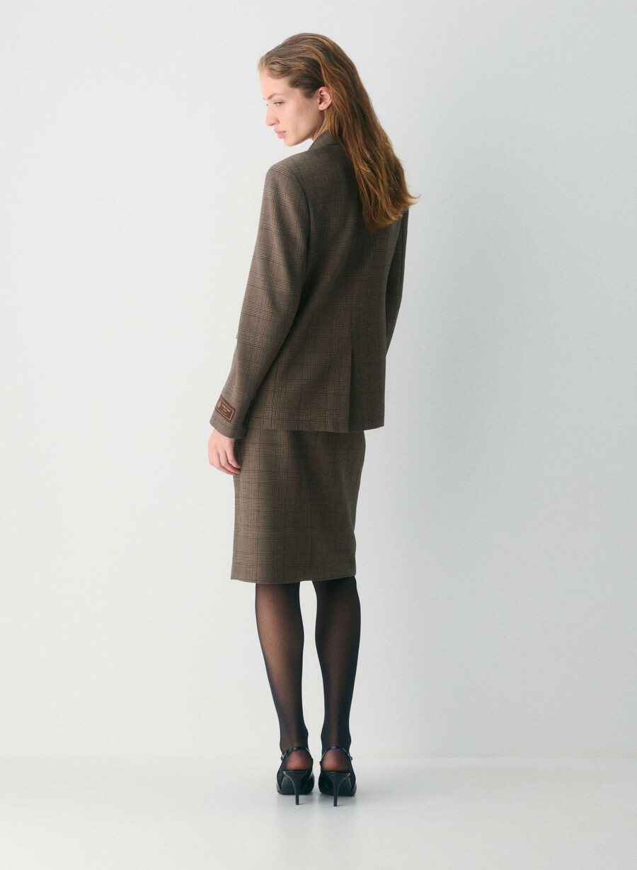 carly skirt tyson chk browntaup