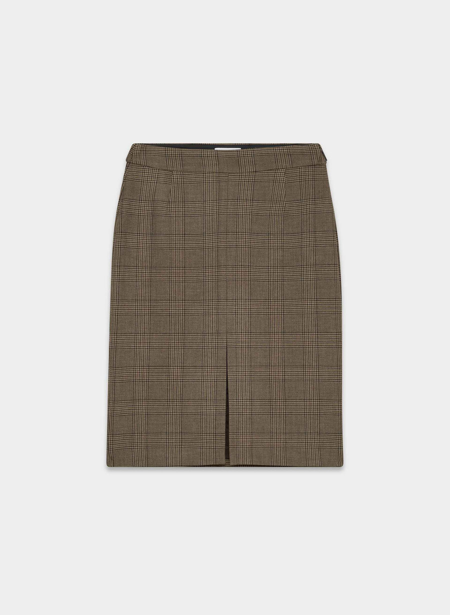 carly skirt tyson chk browntaup
