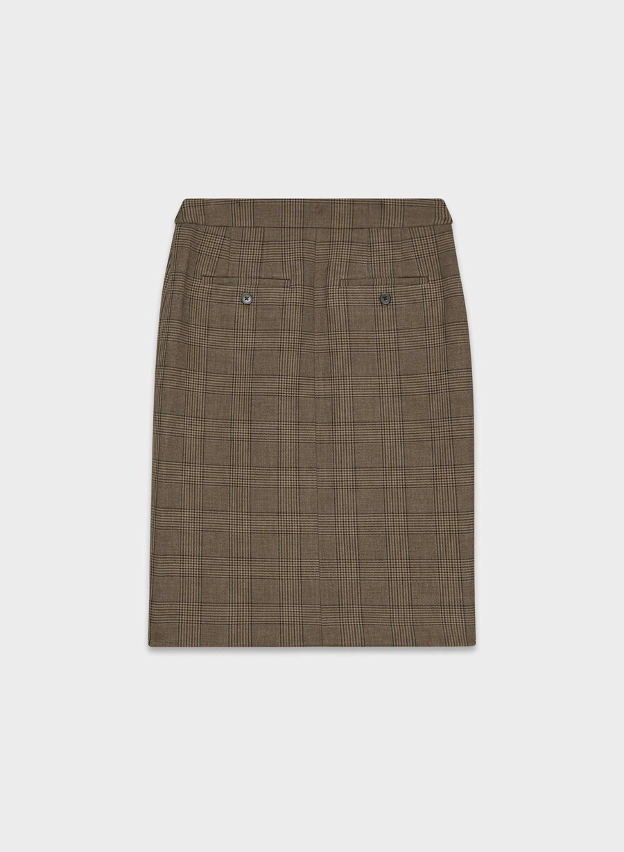 carly skirt tyson chk browntaup