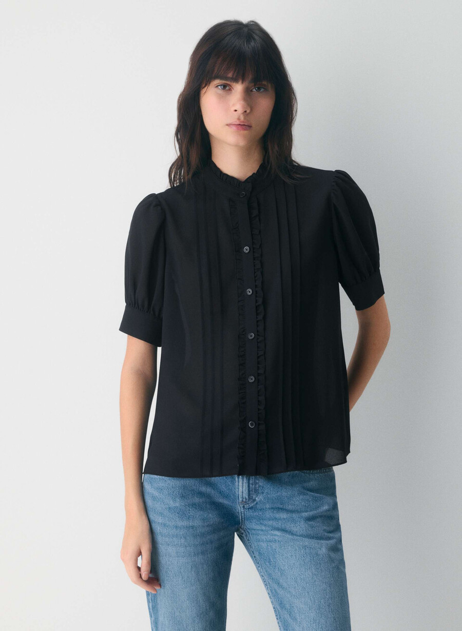 caravel bluse altrosa