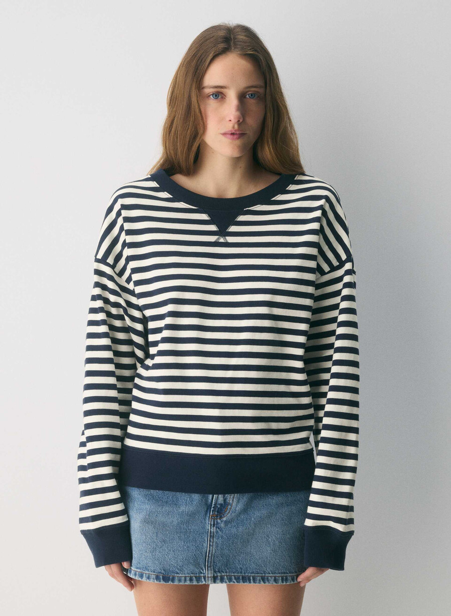 mighty cotton wicket langarmshirt lt birch admiral