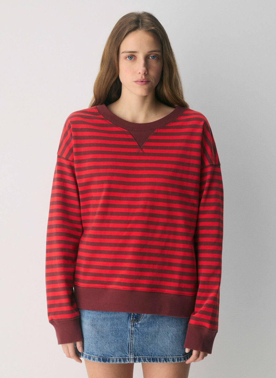 mighty cotton wicket langarmshirt flash rd smc brgdy