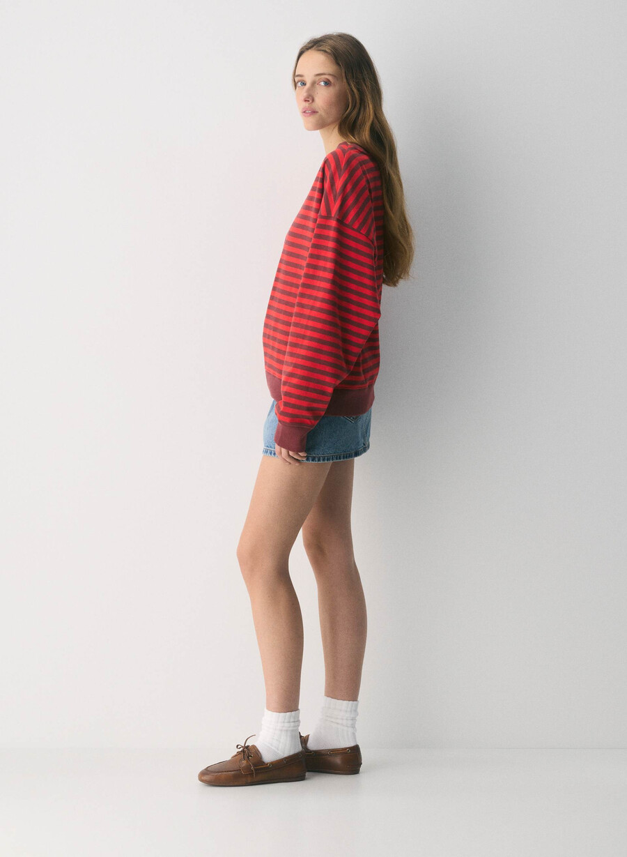 mighty cotton wicket langarmshirt flash rd smc brgdy