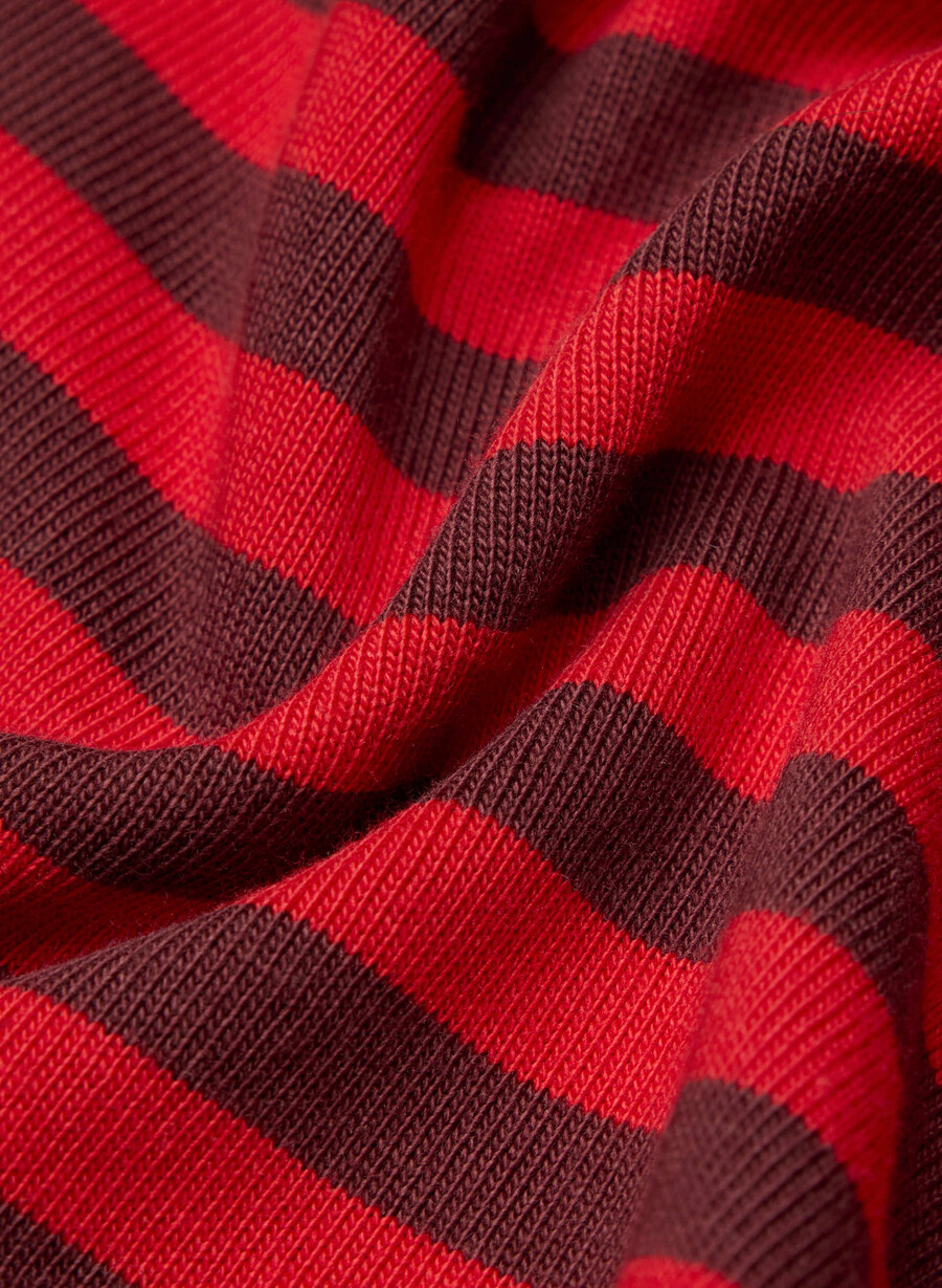 mighty cotton wicket langarmshirt flash rd smc brgdy