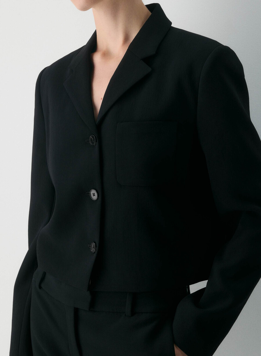regatta-jacke – crepette schwarz