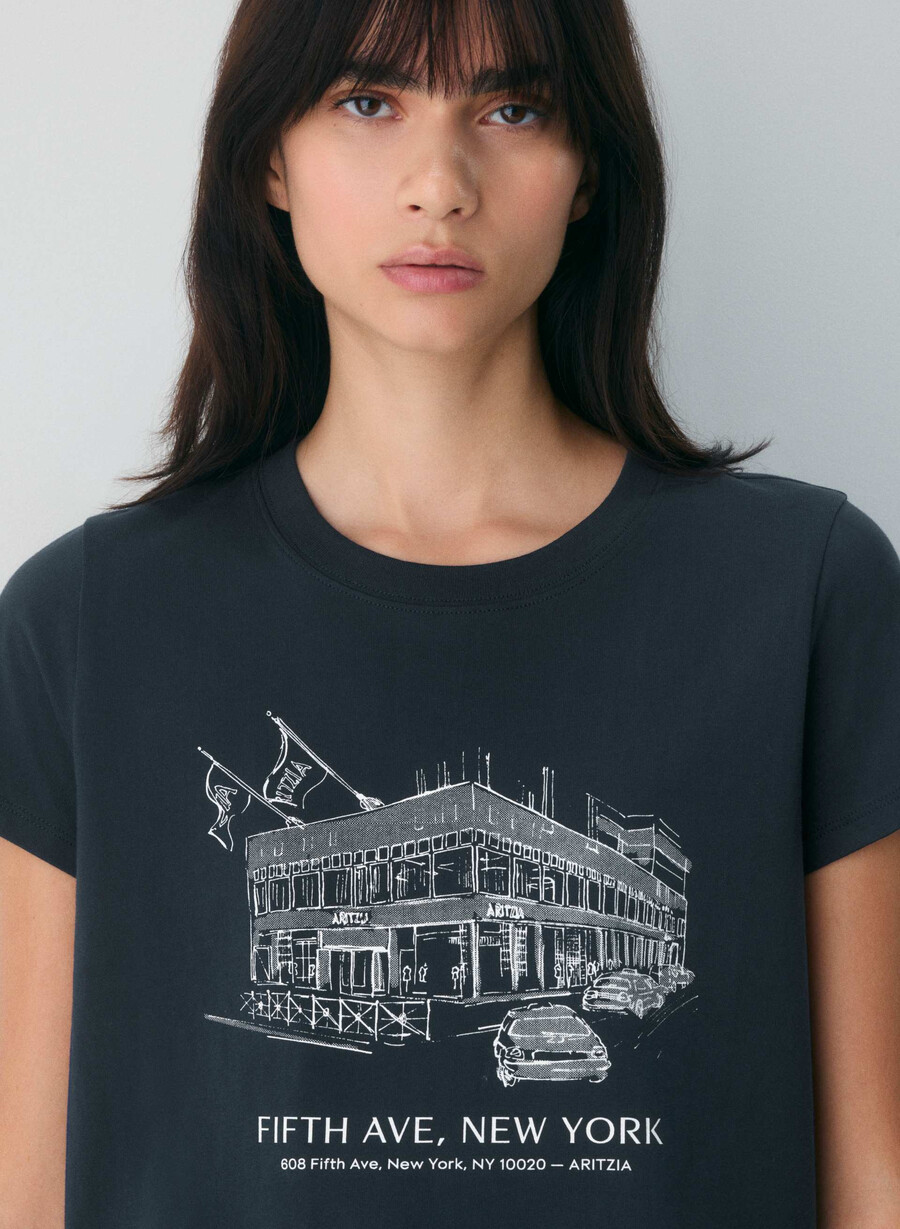 cottonwhisk pedigree t-shirt admrlwht fifth ave