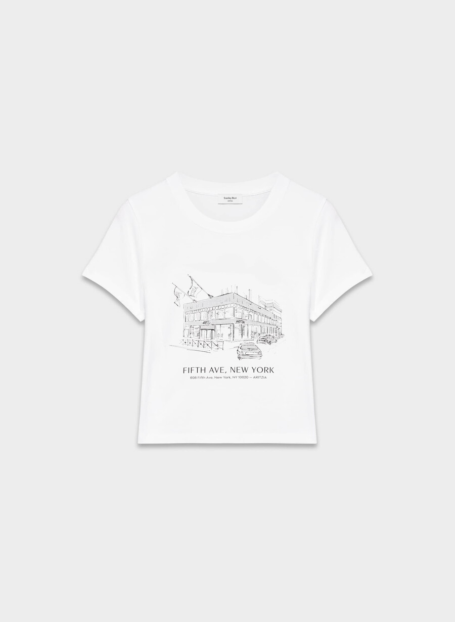 cottonwhisk pedigree t-shirt brt whtblk fifth av
