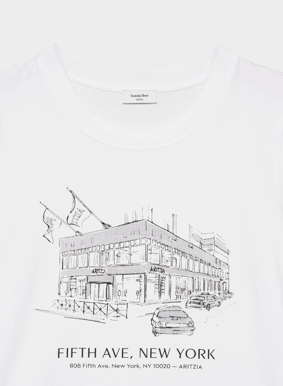 cottonwhisk pedigree t-shirt brt whtblk fifth av