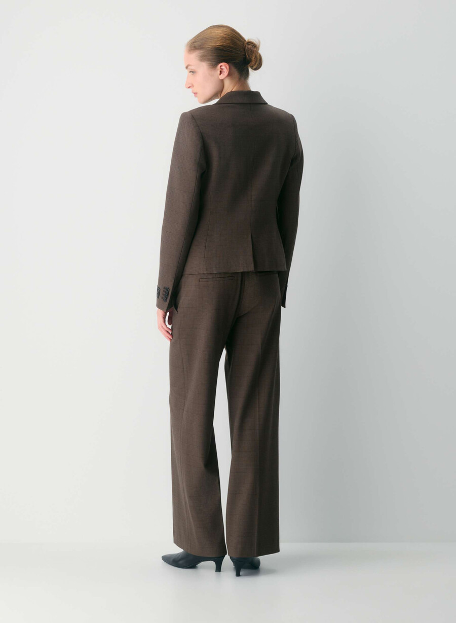 etikette-blazer - twill merle chk cl tph chr