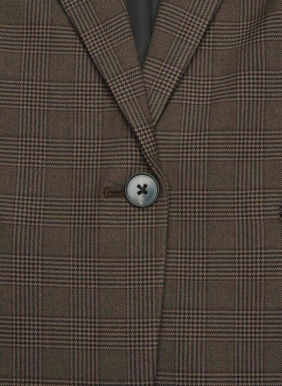 etikette-blazer - twill merle chk cl tph chr