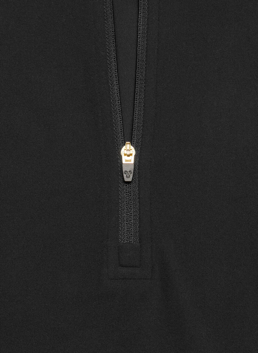 butter waypoint 12 zip langarmshirt schwarz