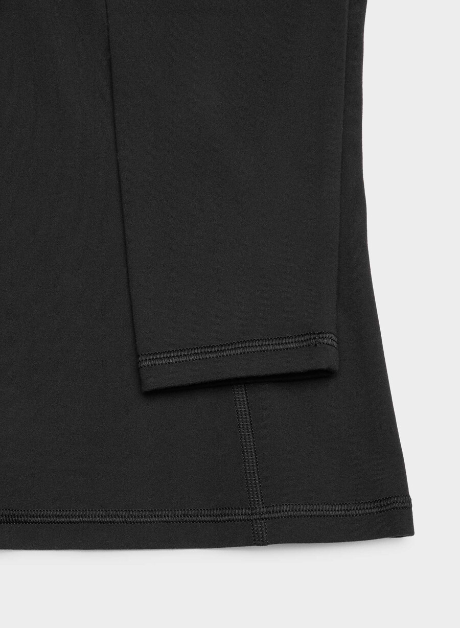 butter waypoint 12 zip langarmshirt schwarz