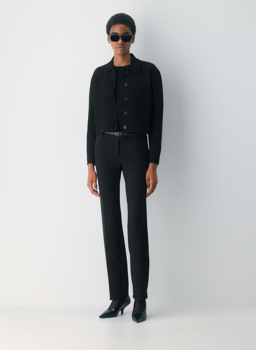 society waist sweater schwarz