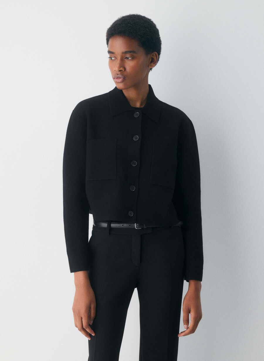 society waist sweater schwarz
