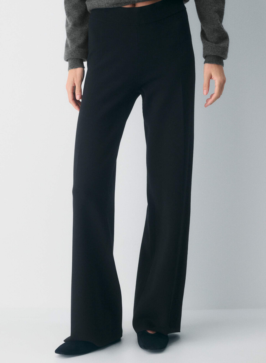 souvenir pant - wonder yarn schwarz