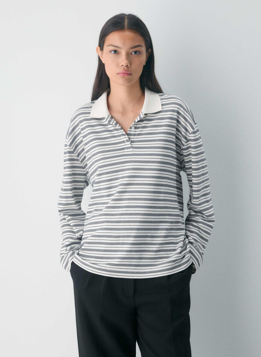 interlock baumwoll-eton langarmshirt hellbirbirkeschwarz