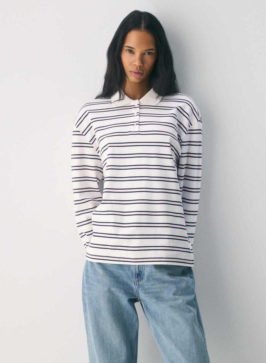 interlock baumwoll-eton langarmshirt weiss villa-rosa